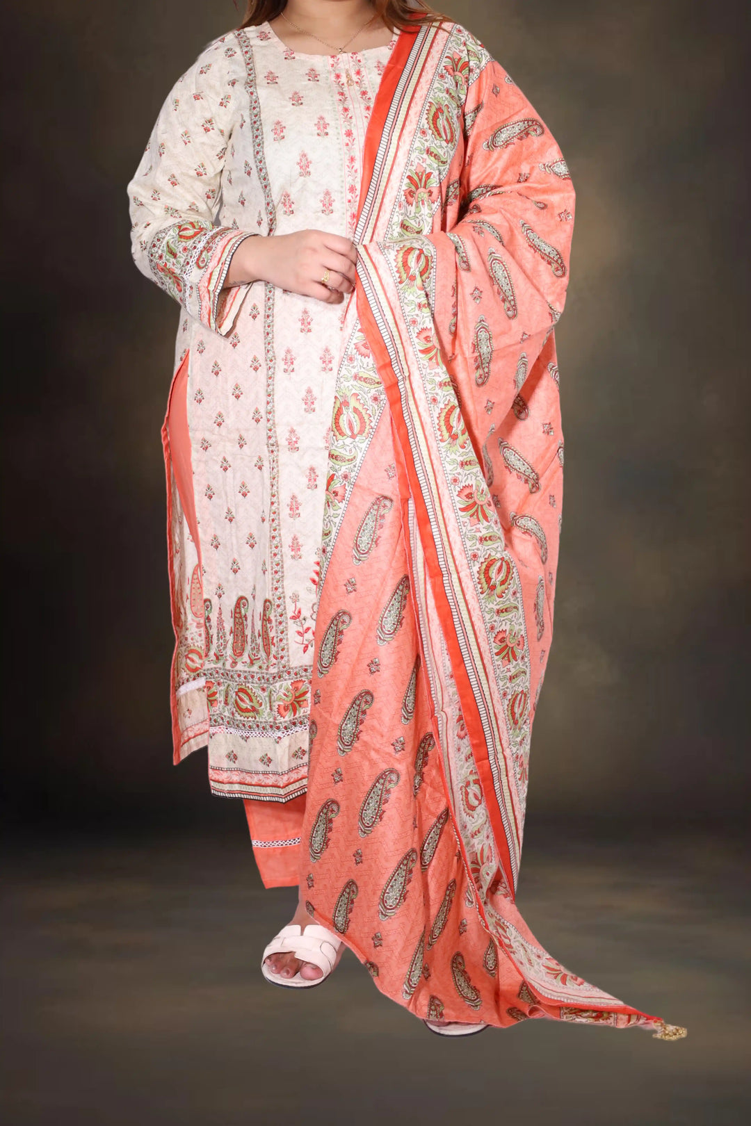 Gardenia cream 3 piece suit