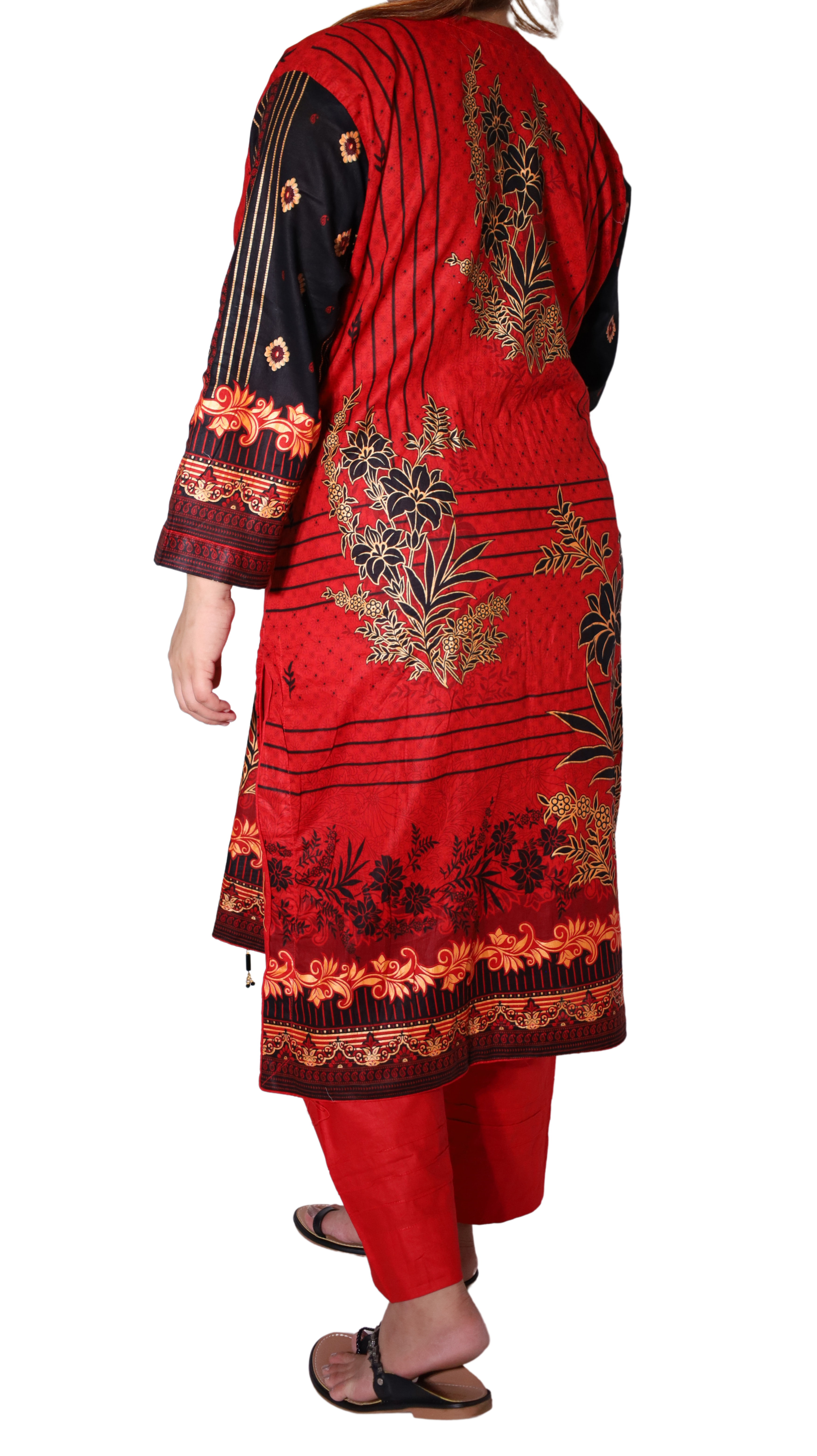 red - 3 piece suit