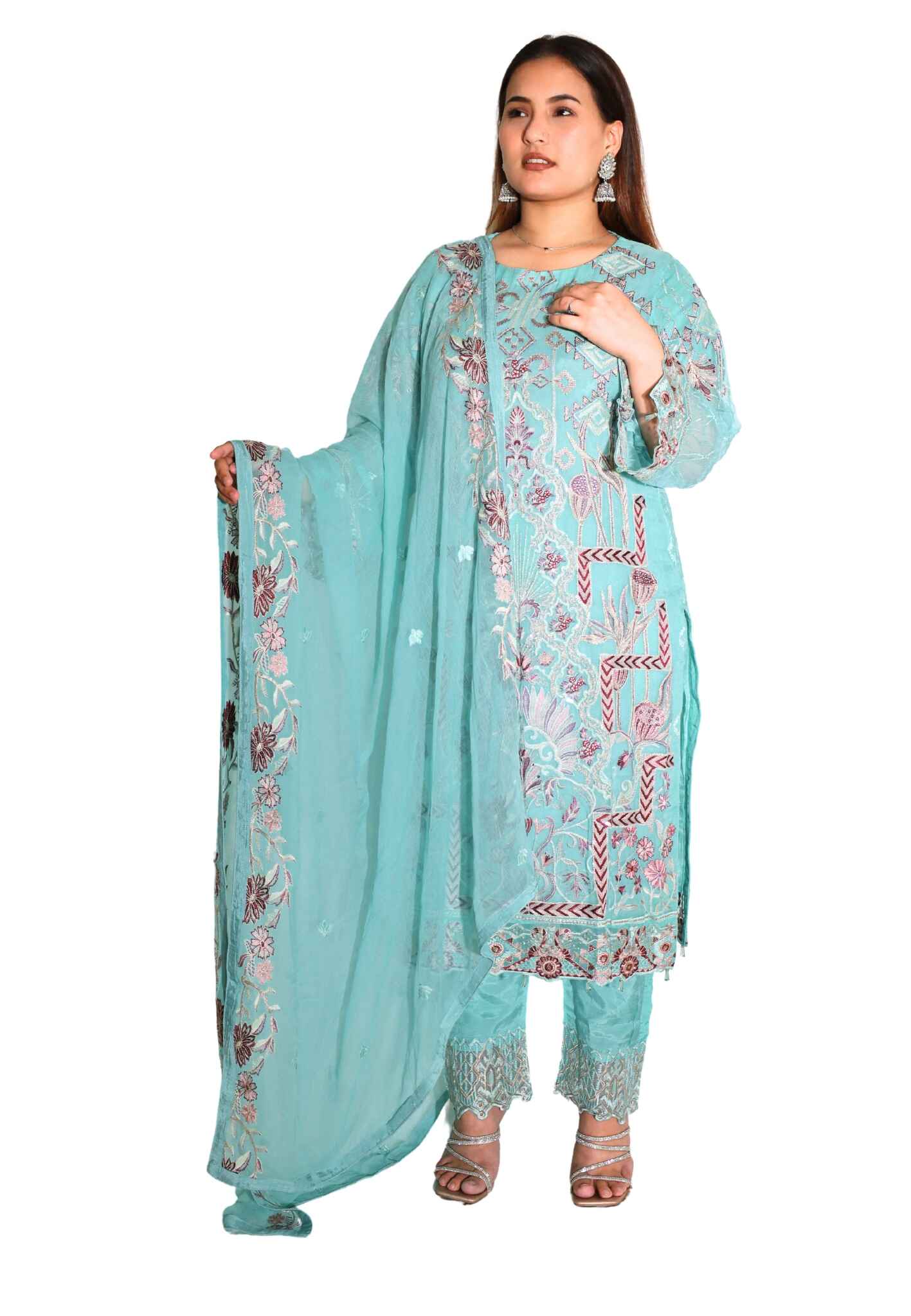 Mint green - 3 piece suit