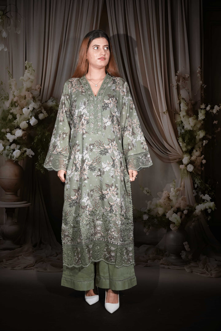 Dull Green - 3 Piece Suit