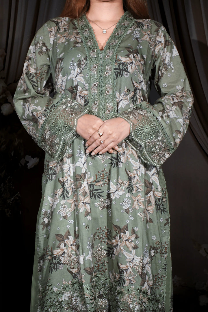 Dull Green - 3 Piece Suit