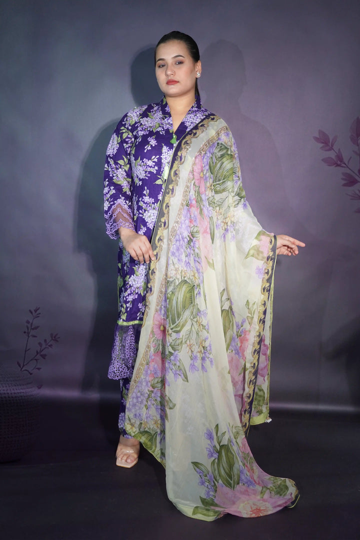 Purple 3 piece suit