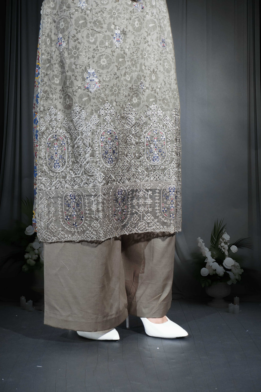 Light Mehendi - 3 Piece Suit