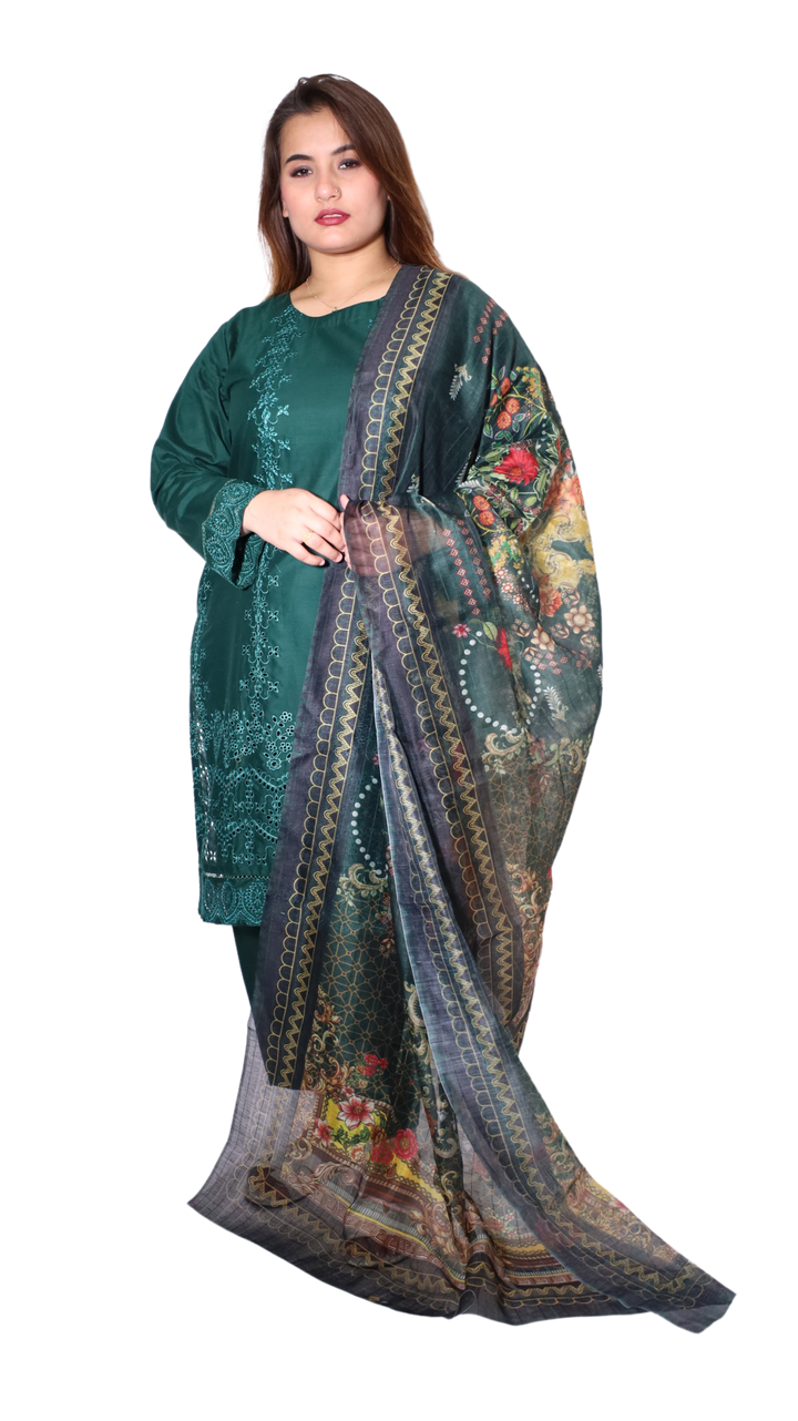 Dark green -3 piece suit