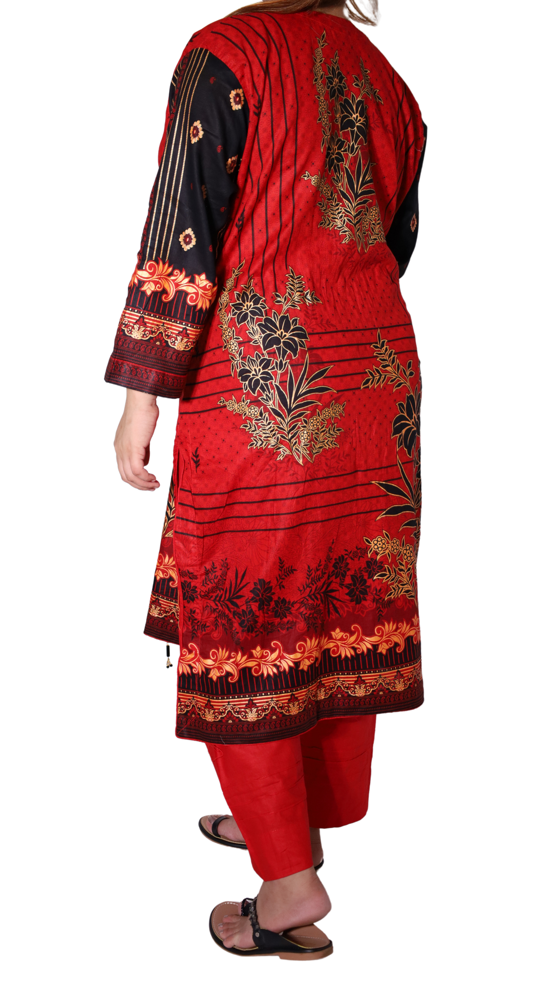 red  - 3 piece suit