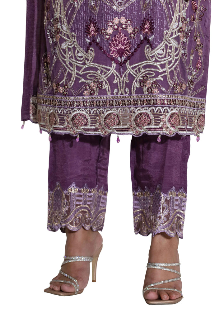Heather purple - 3 piece suit