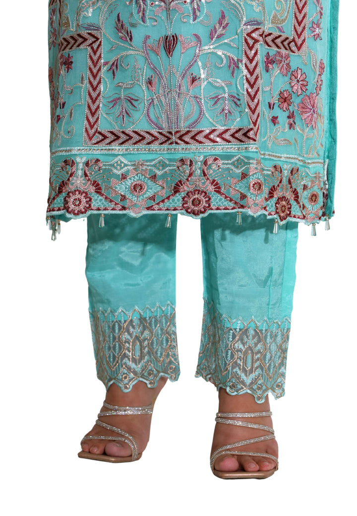 Mint green - 3 piece suit