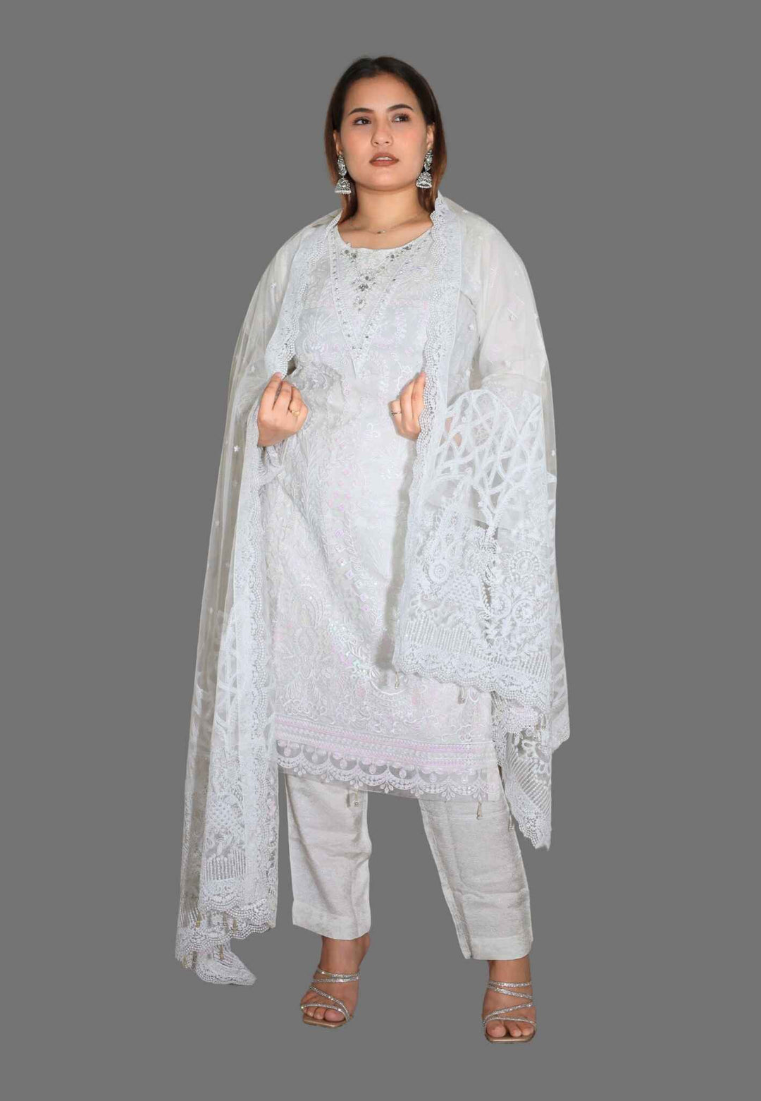 White - 3 piece suit