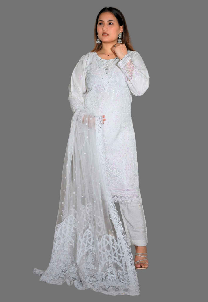 White - 3 piece suit