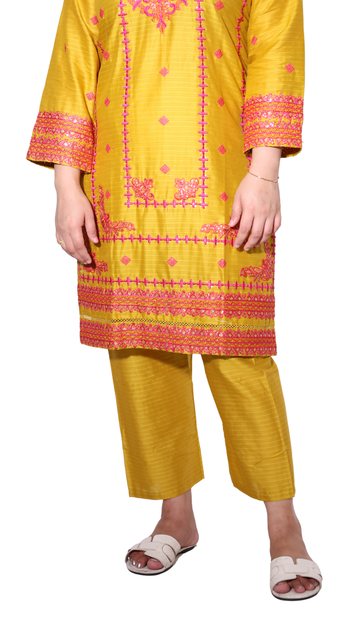 yellow - 3 piece suit