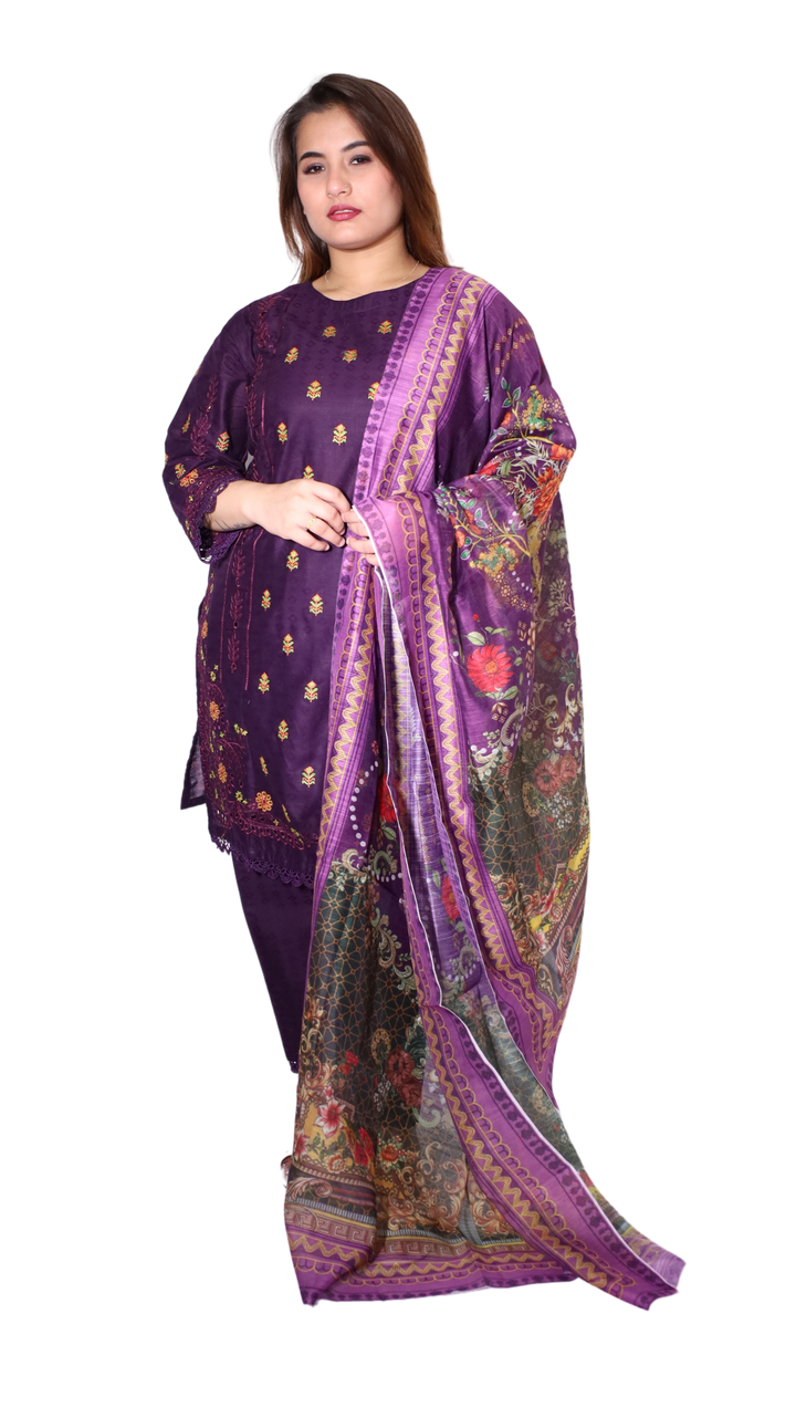 purple - 3 piece suit