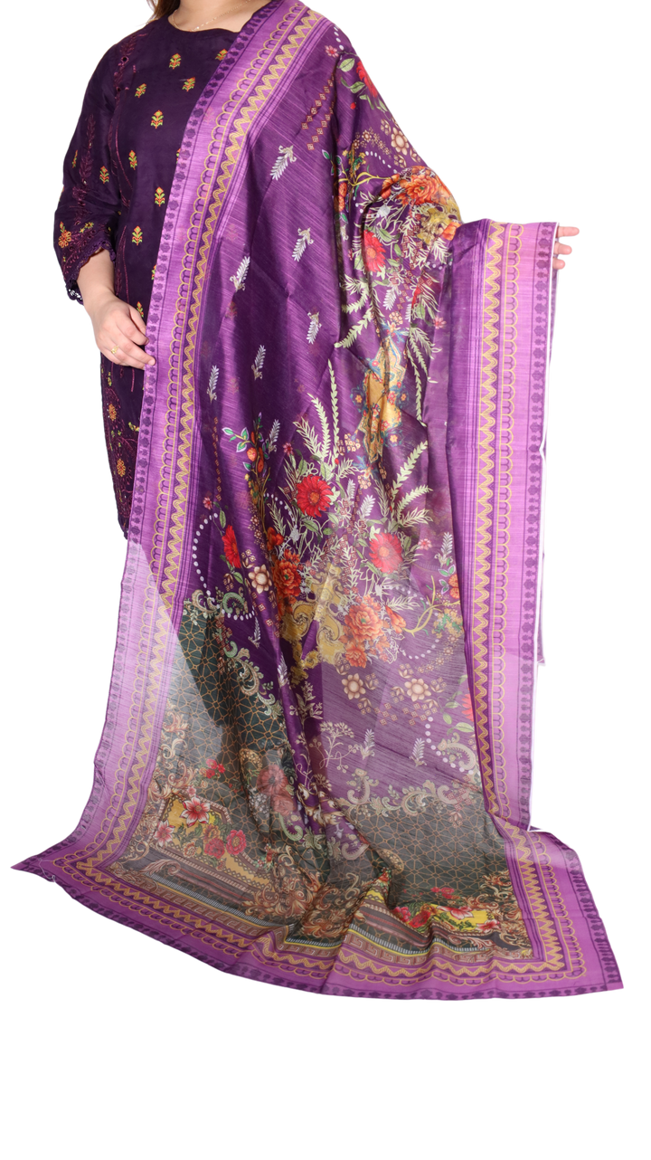 purple - 3 piece suit